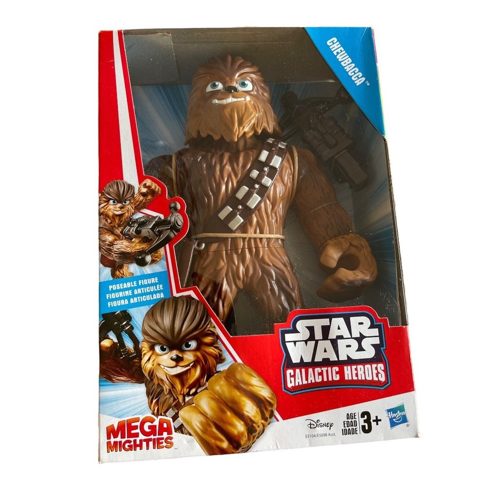 Disney Star Wars Galactic Heroes Mega Mightiest Chewbacca 10-Inch Action Figure